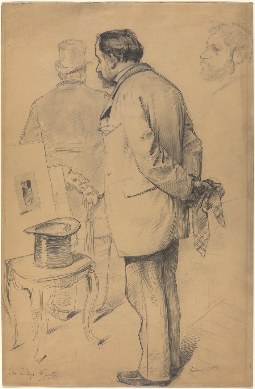 Edgar Degas, 1882 de Paul Mathey