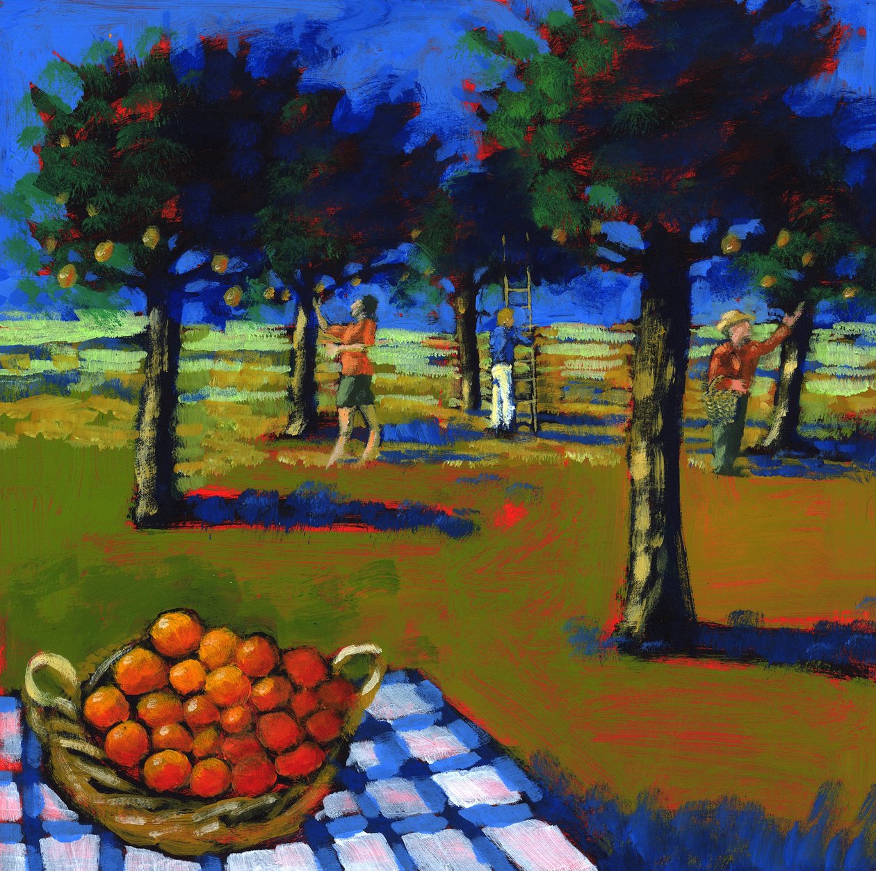 Recolección de naranjas, 2008 de Paul Powis