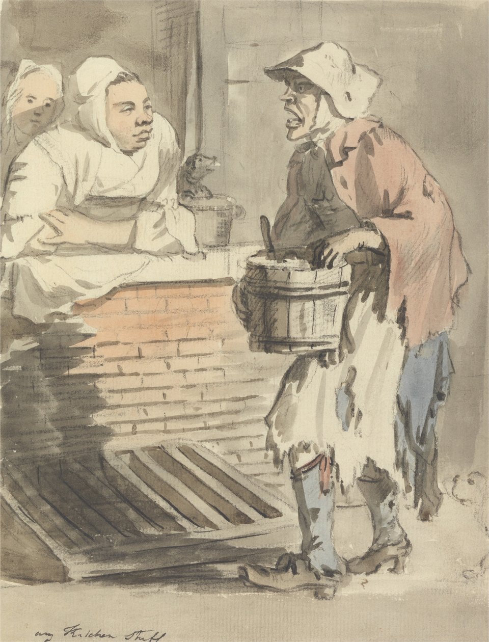 Gritos de Londres: Cualquier cosa de cocina de Paul Sandby