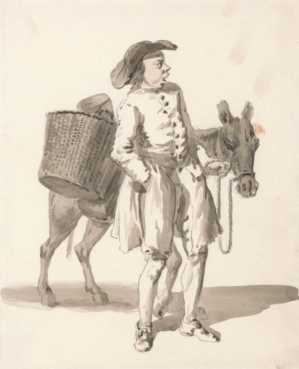 Gritos de Londres: Niño con un burro de Paul Sandby
