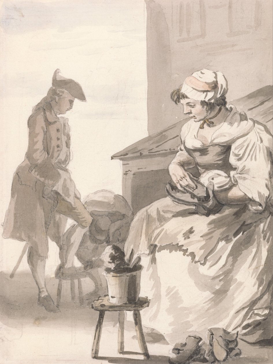Gritos de Londres - Limpiabotas de Paul Sandby