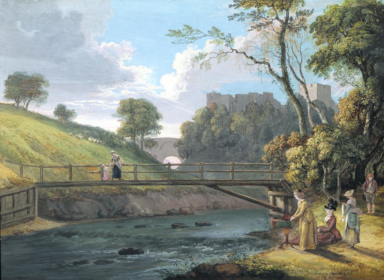 Castillo de Roslin, Midlothian de Paul Sandby