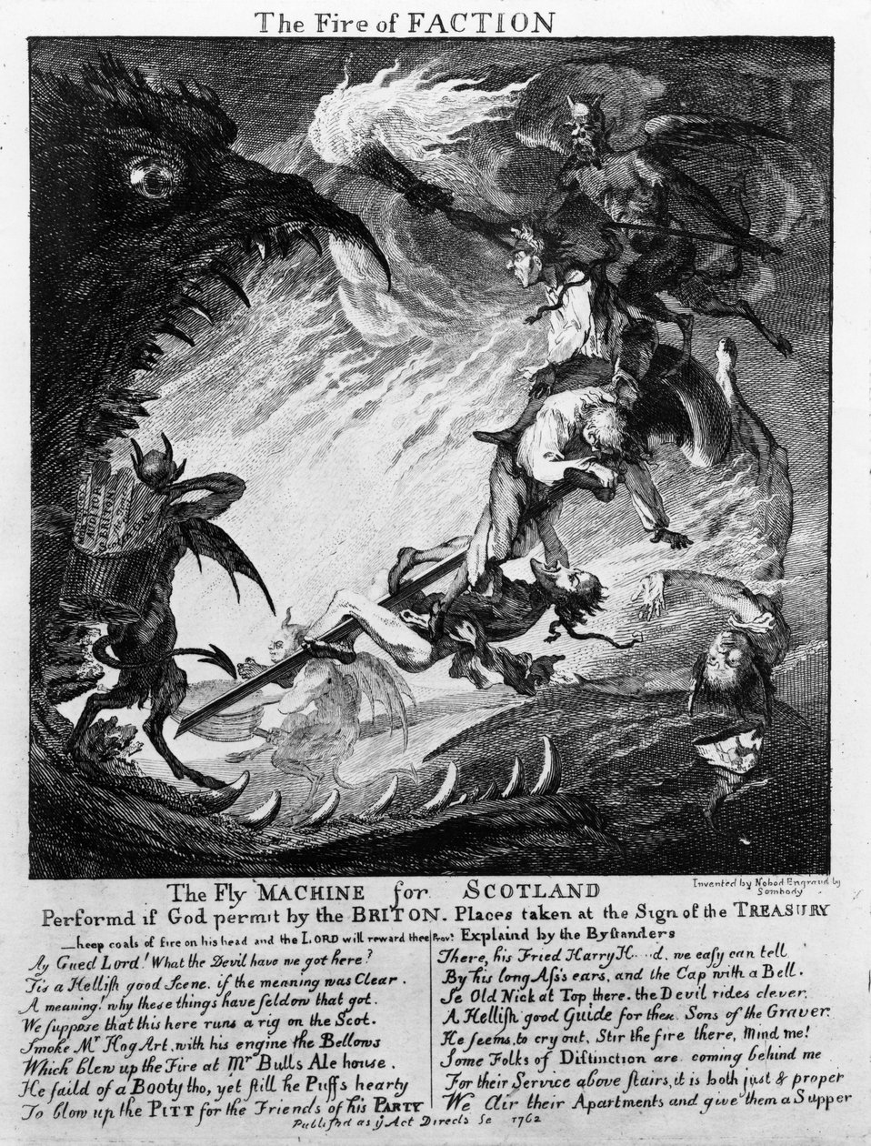 El fuego de la facción, 1762 de Paul Sandby