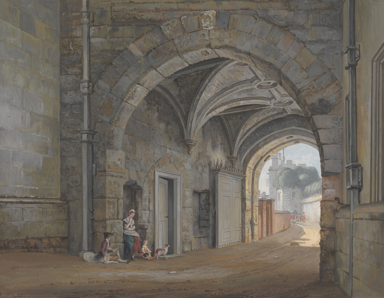La Puerta de la Reina Isabel de Paul Sandby