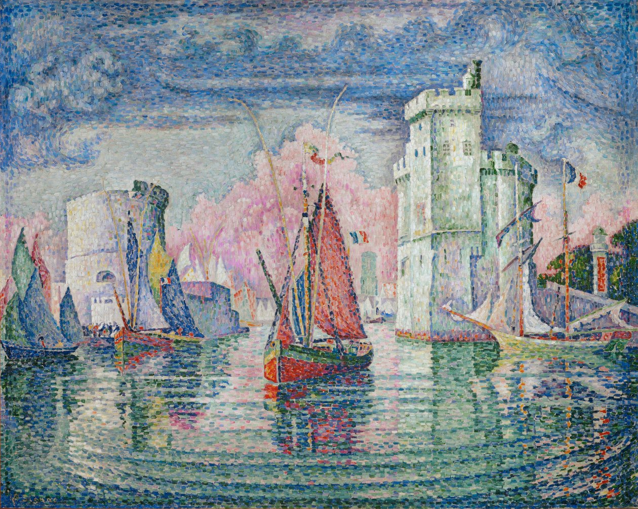 Entrada al puerto de La Rochelle de Paul Signac
