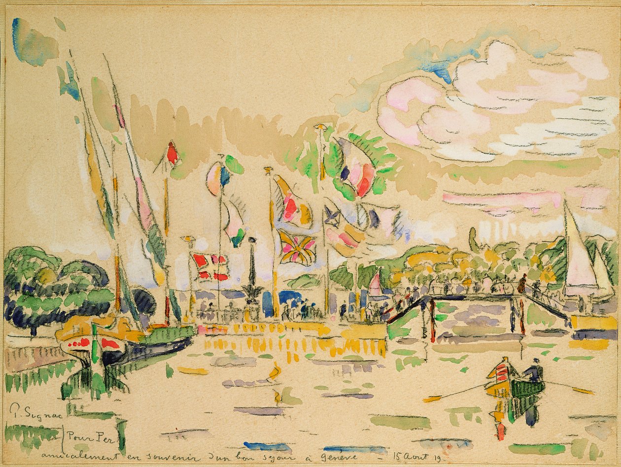 Ginebra, c.1919 de Paul Signac
