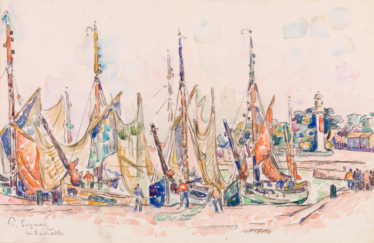 La Rochelle: Barcos de Paul Signac