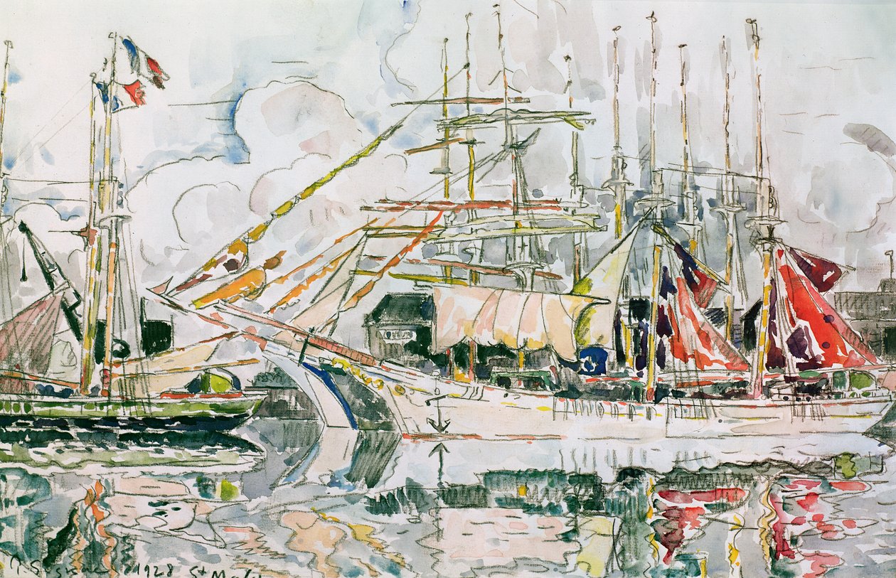 Saint-Malo, 1928 de Paul Signac