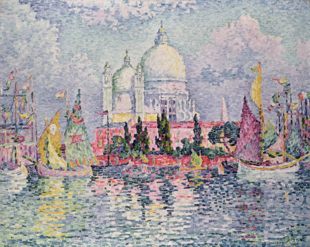 Santa Maria della Salute, 1908 de Paul Signac