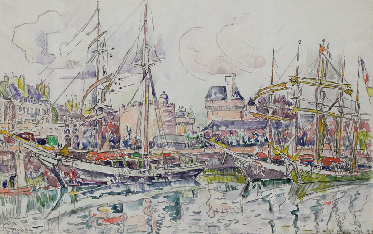 St. Malo, 1930 de Paul Signac