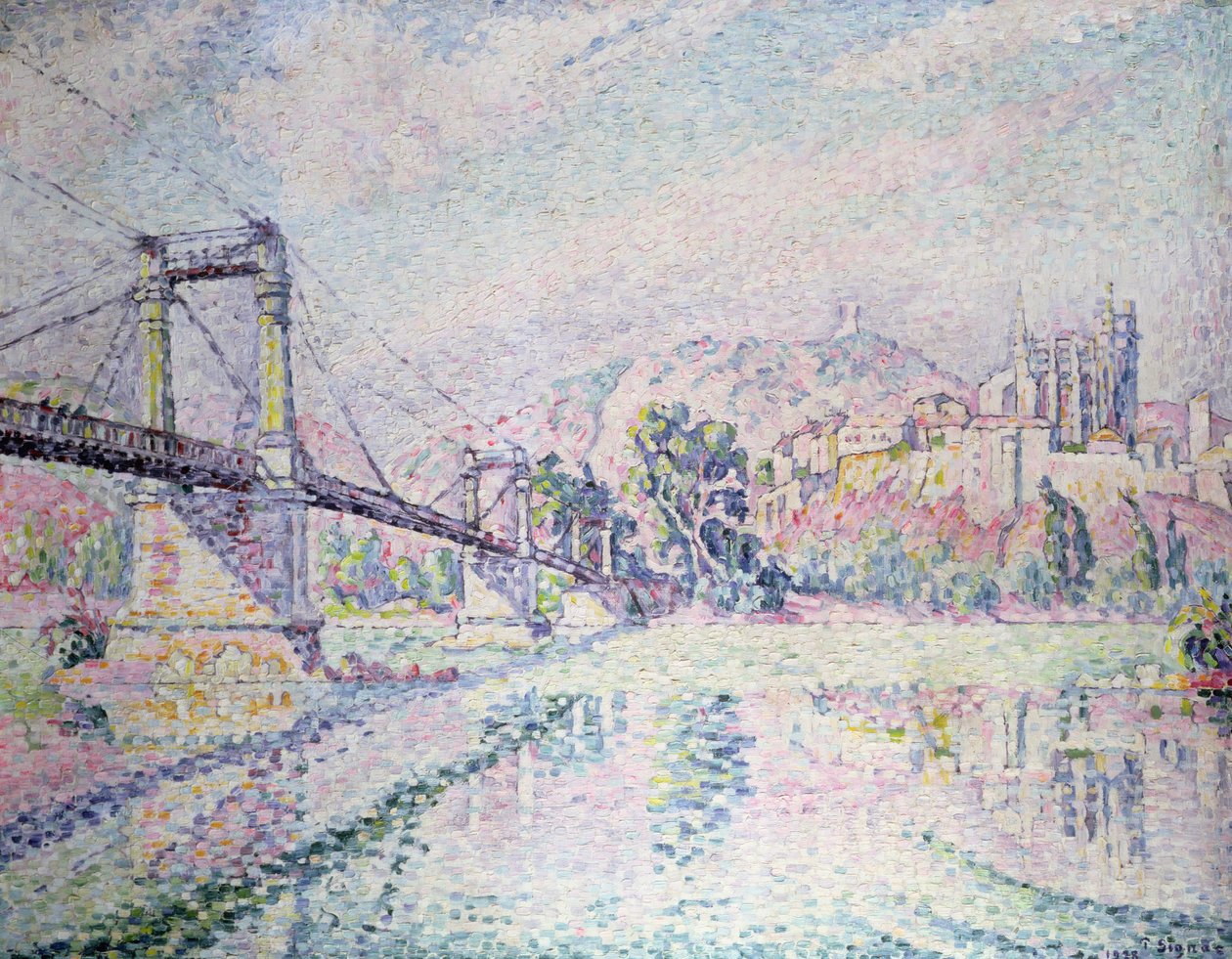 El puente, 1928 de Paul Signac