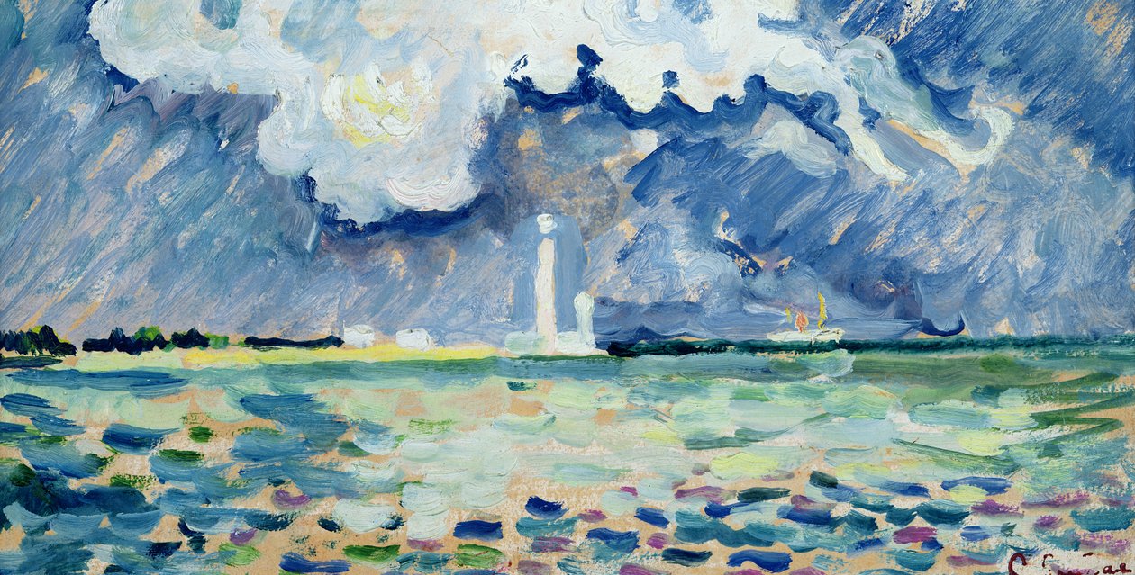 El faro de Gatteville de Paul Signac