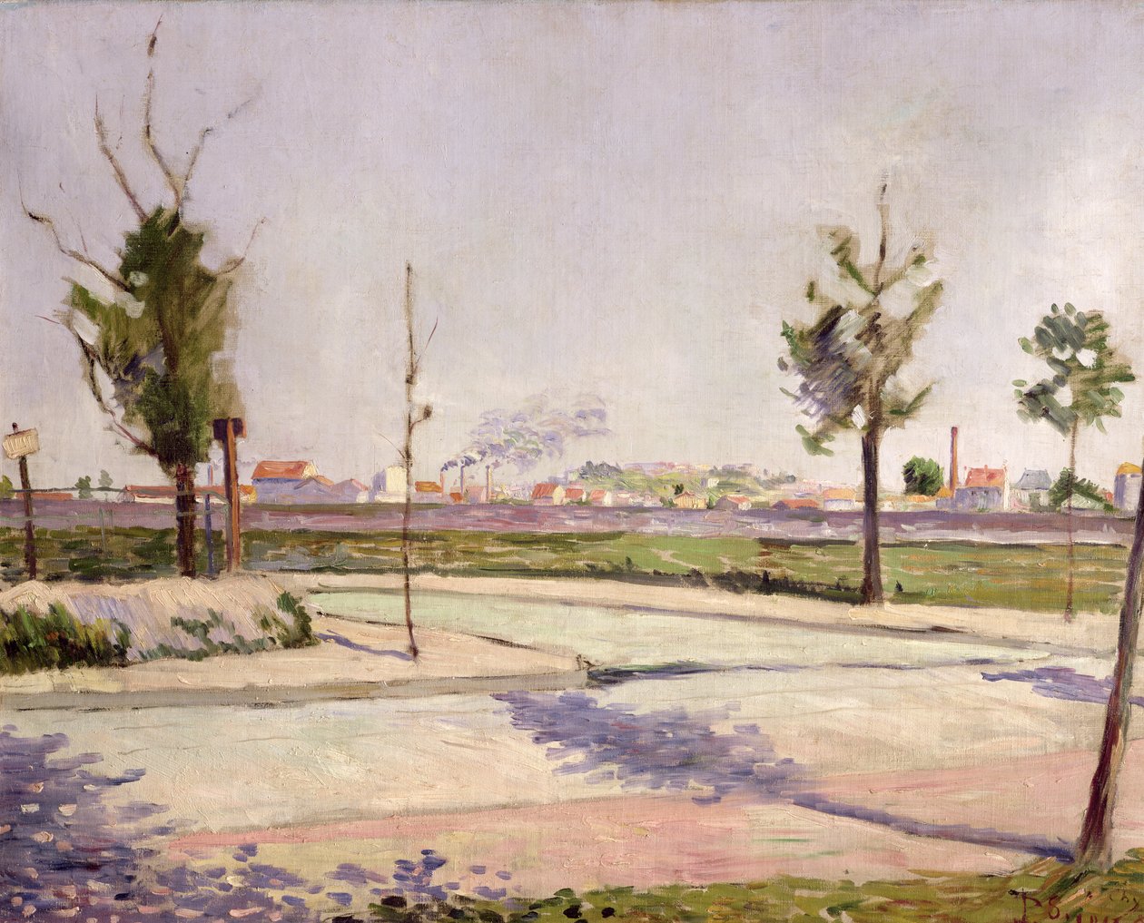 El camino a Gennevilliers, 1883 de Paul Signac