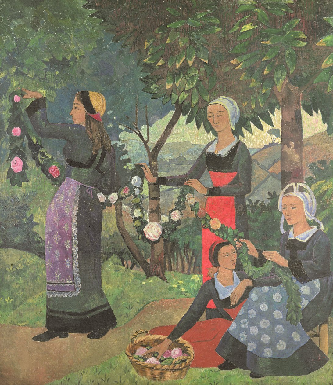 La guirnalda de rosas, c.1898 de Paul Sérusier