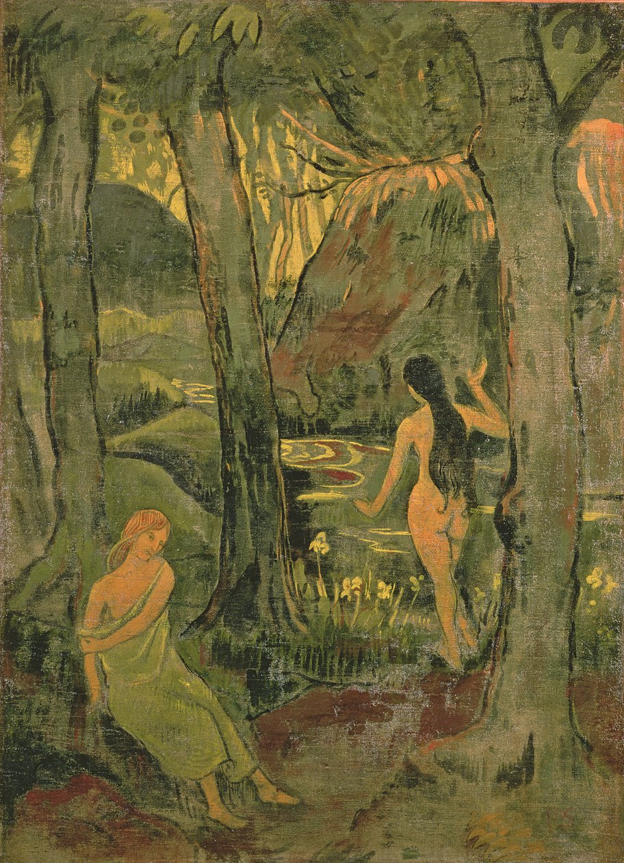 Mujeres jóvenes bañándose, 1892 de Paul Sérusier