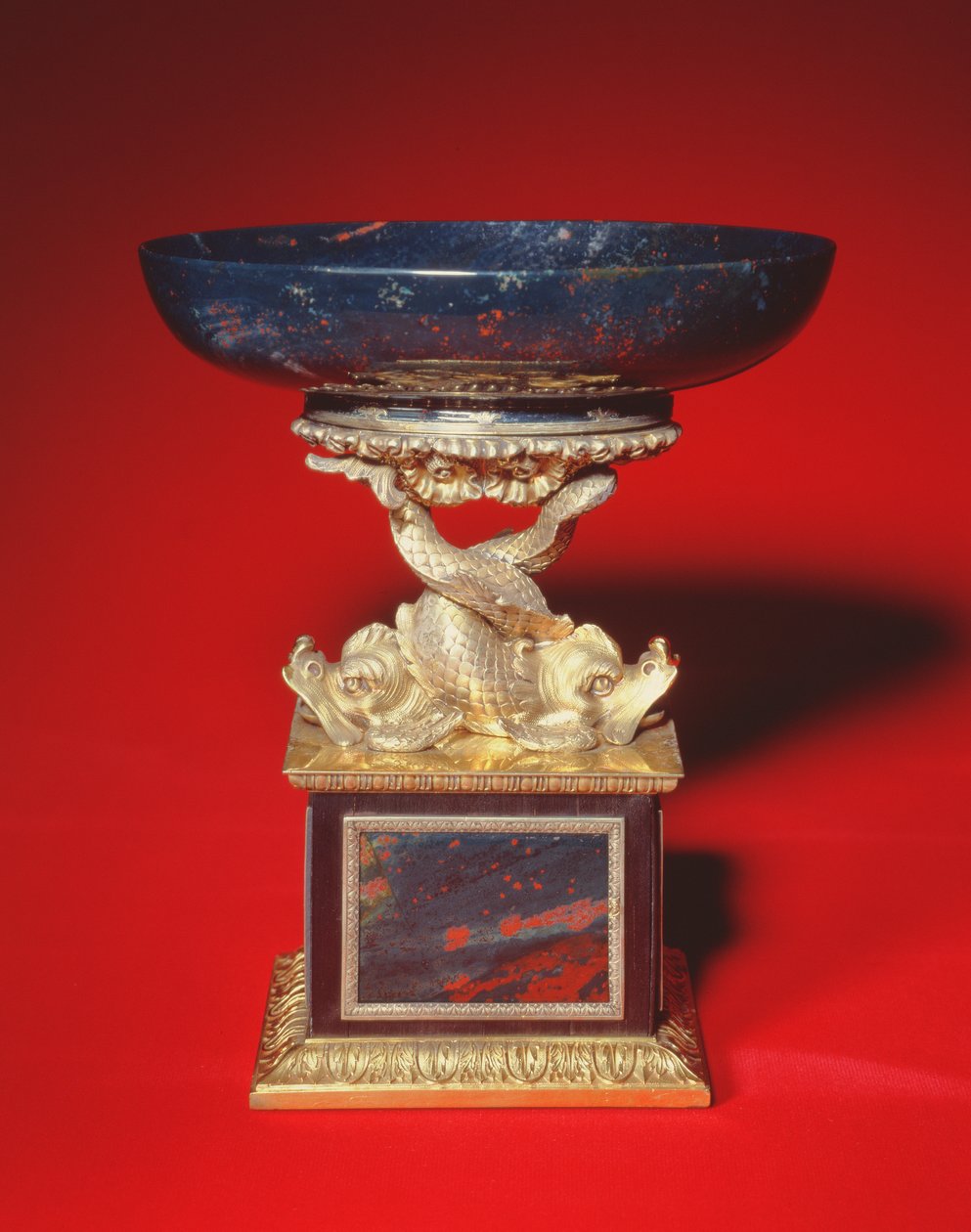 Cuenco de piedra de sangre y montaje, 1824 de Paul Storr