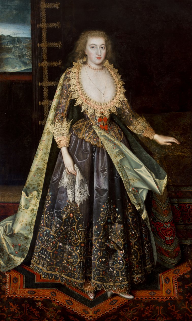 Dama llamada Margaret Stuart, Condesa de Nottingham de Paul van attr.to Somer