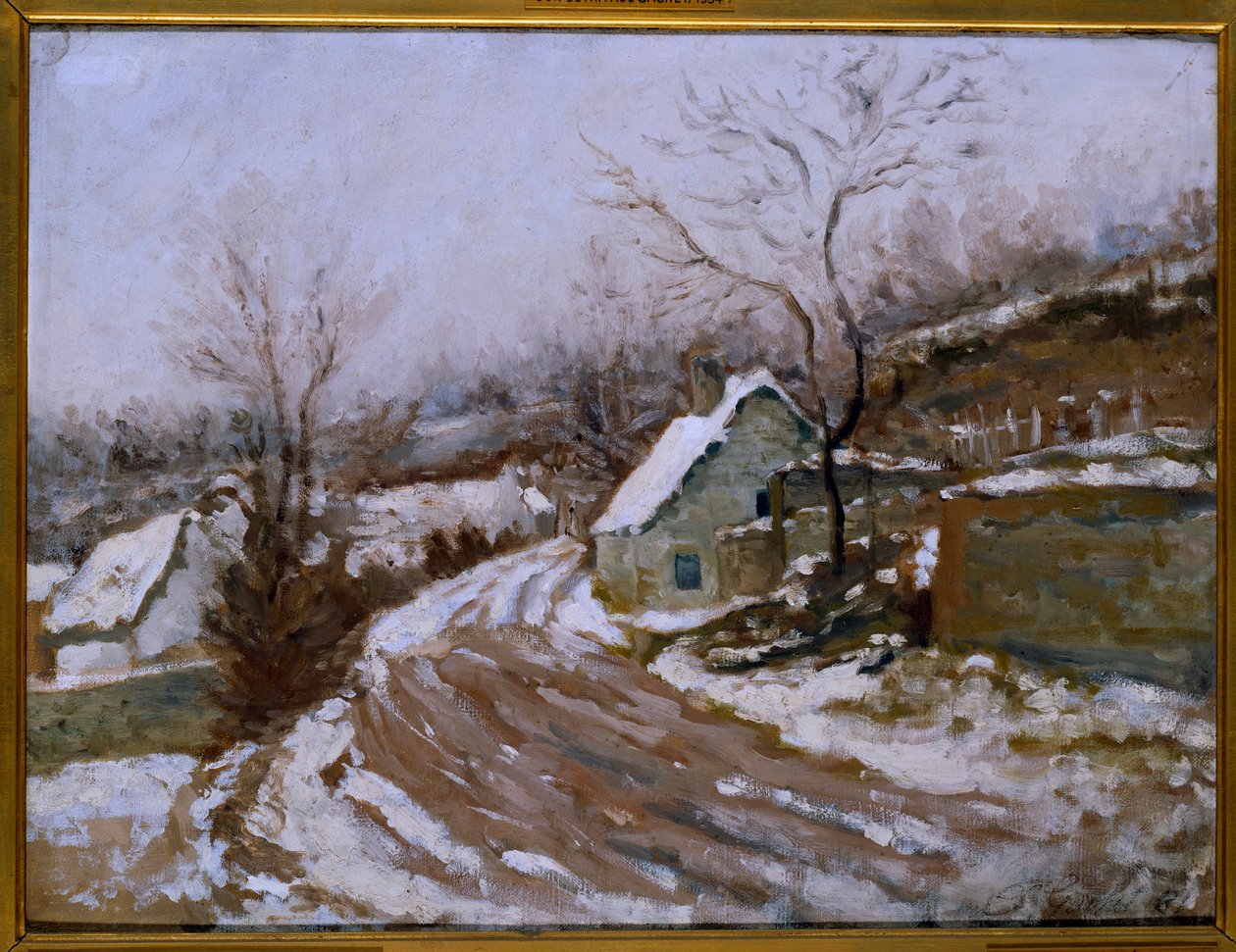 La vieja ruta en Auvers-sur-Oise de Paul  Gachet