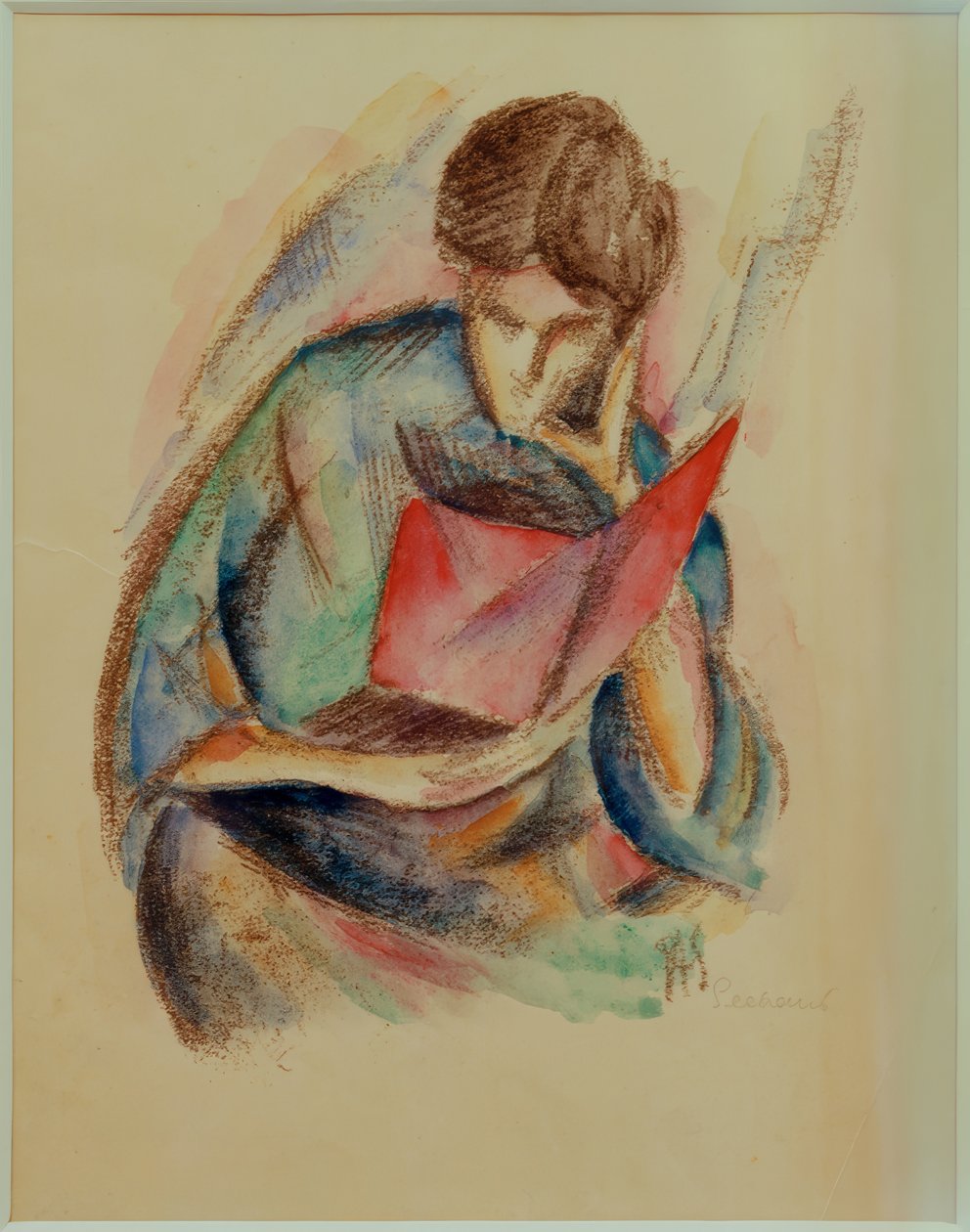 Mujer leyendo de Paul Adolf Seehaus