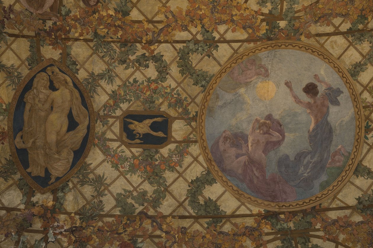 Los meses del calendario revolucionario: Brumario, entre 1909 y 1910 (decoración arquitectónica) de Paul Albert Baudouin