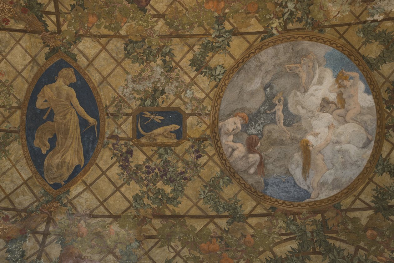 Los meses del calendario revolucionario: Thermidor, entre 1909 y 1910 (decoración arquitectónica) de Paul Albert Baudouin