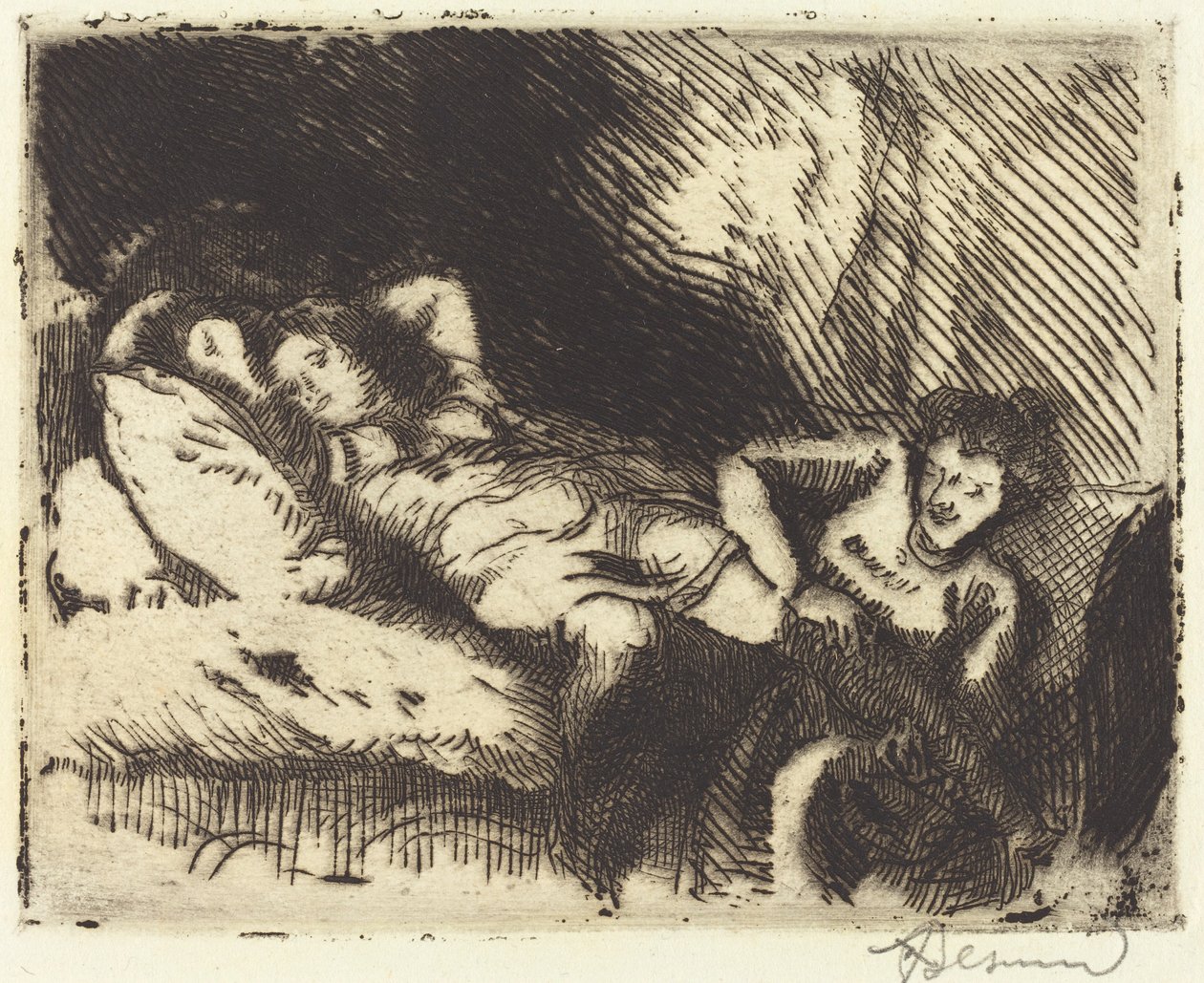 Ir a la cama Le coucher, 1913 de Paul Albert Besnard