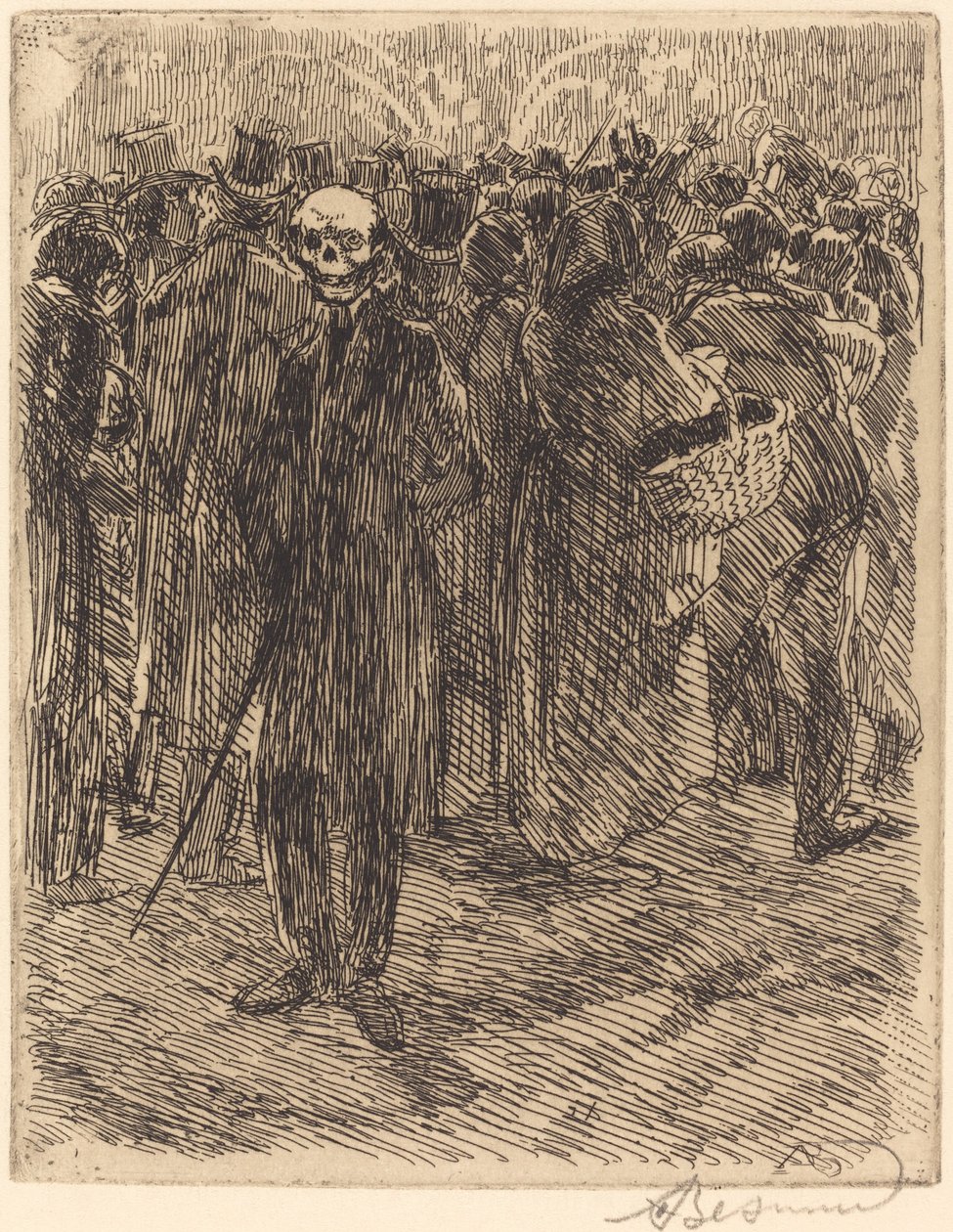 En la multitud, 1900 de Paul Albert Besnard