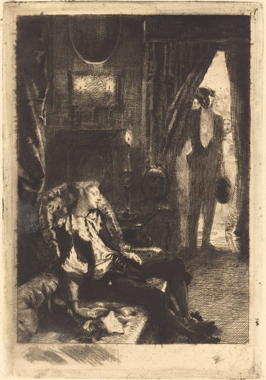 Iza durmiendo, 1885 de Paul Albert Besnard
