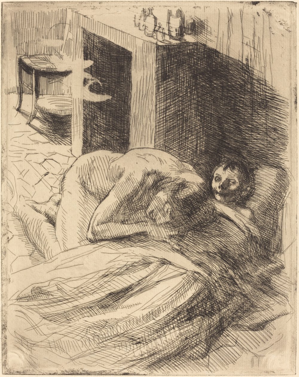 Misery La Misère, c. 1886 de Paul Albert Besnard