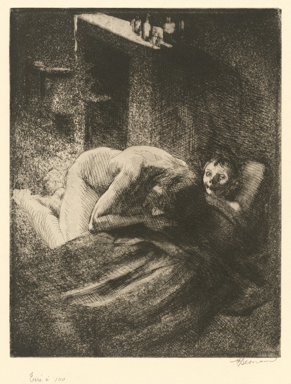Miseria La Misère, c. 1886 de Paul Albert Besnard