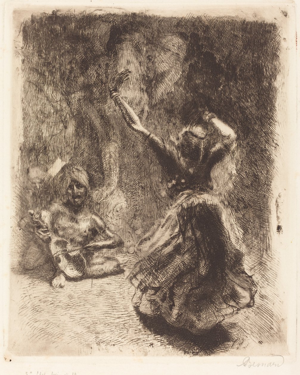 La Bailarina de Tanjore La bayadère de Tanjore, 1914 de Paul Albert Besnard