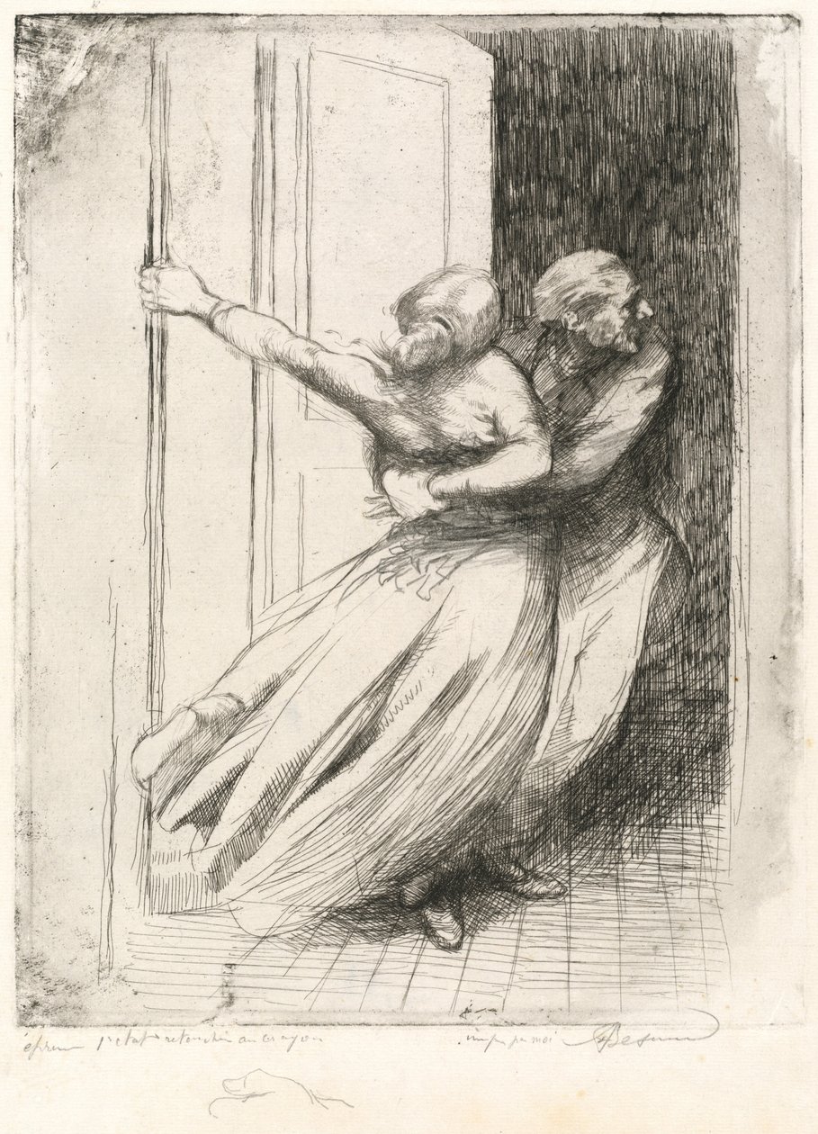 La violación, c. 1886 de Paul Albert Besnard