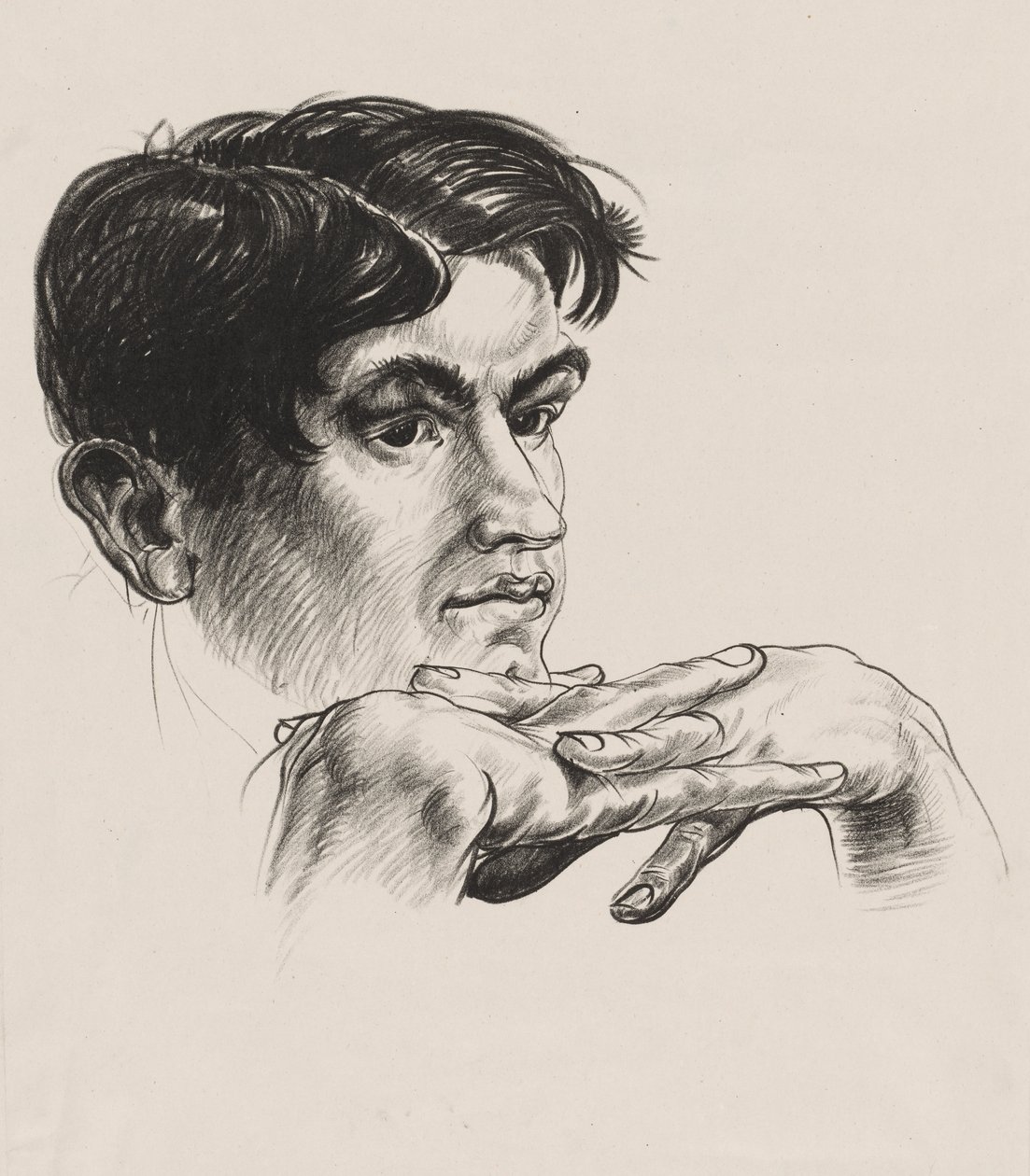 Cabeza de hombre de Paul B. Travis