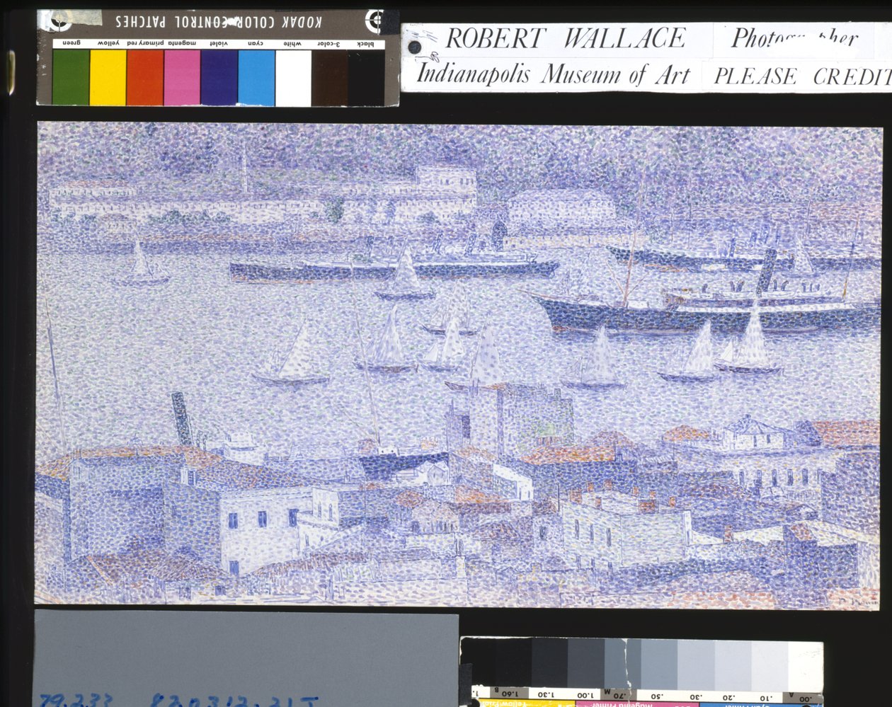 Constantinopla, Los barcos (acuarela y lápiz sobre papel verjurado crema) de Paul Baum