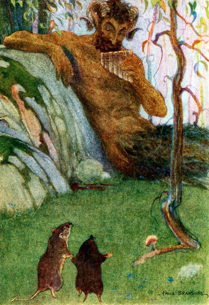 El Flautista en las Puertas del Amanecer de El Viento en los Sauces de Paul Bramson.