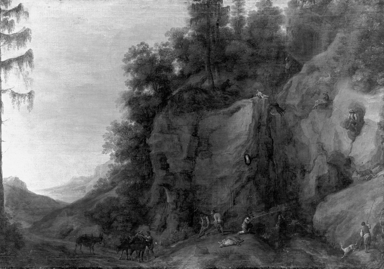 A la caza de cabras de Paul Bril