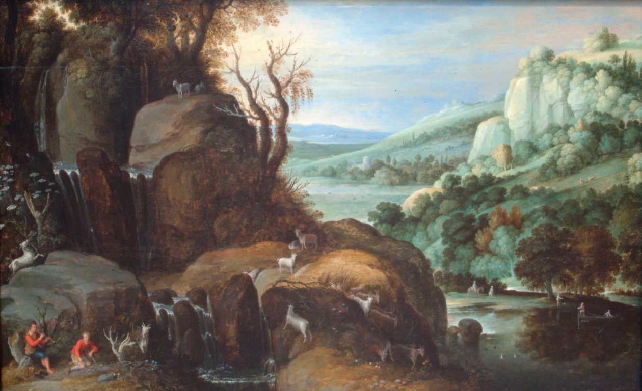 Paisaje con pastores de Paul Bril