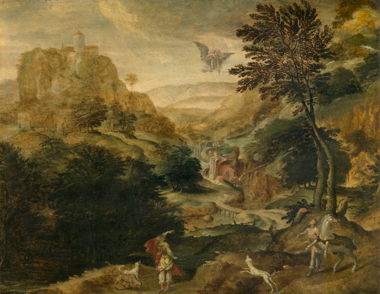El rapto de Ganímedes de Paul Bril