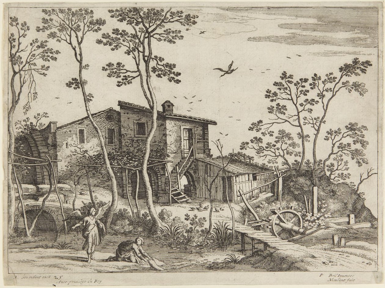 Tobías y el ángel de Paul Bril