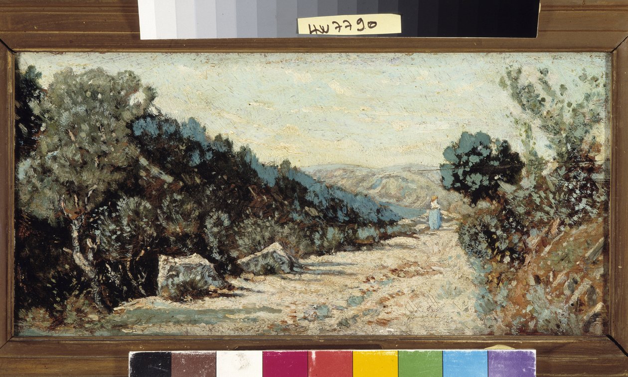Pequeño camino en los pinos de Paul Camille Guigou