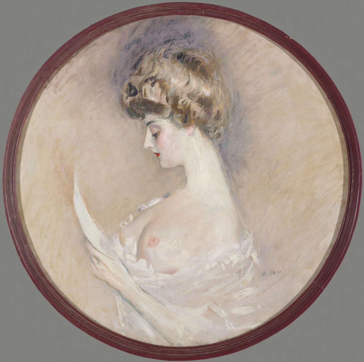 Retrato de Marthe Letellier, nacida Fourton, c. 1900 de Paul Cesar Helleu