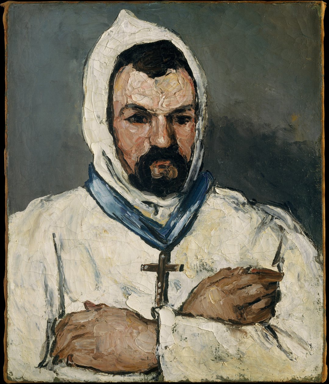 Antoine Dominique Sauveur Aubert, nacido en 1817, tío del artista, como monje de Paul Cézanne