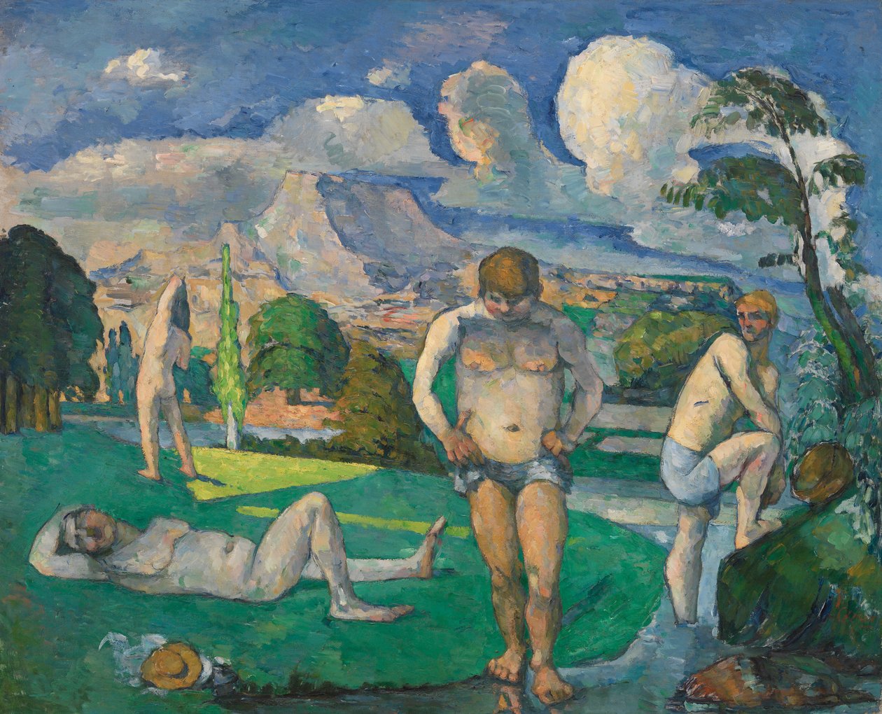 Bañistas en Reposo de Paul Cézanne