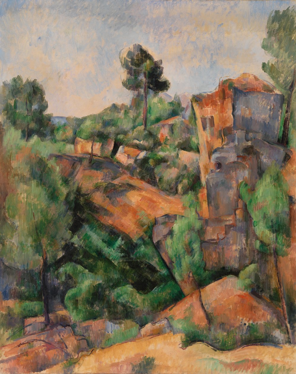 Cantera de Bibémus (Cantera de Bibémus) de Paul Cézanne