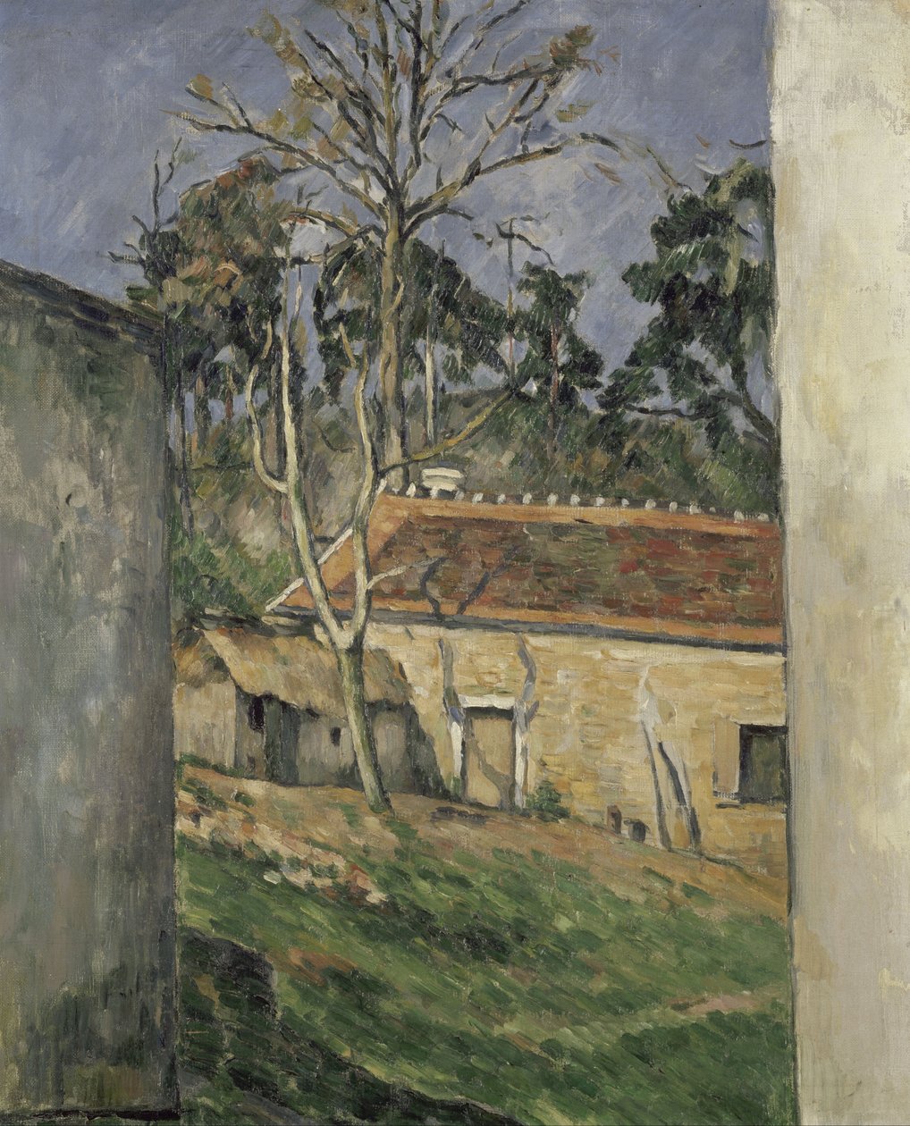 Patio de la granja de Paul Cézanne