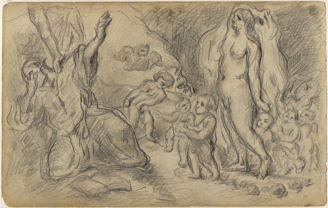 La tentación de San Antonio de Paul Cézanne
