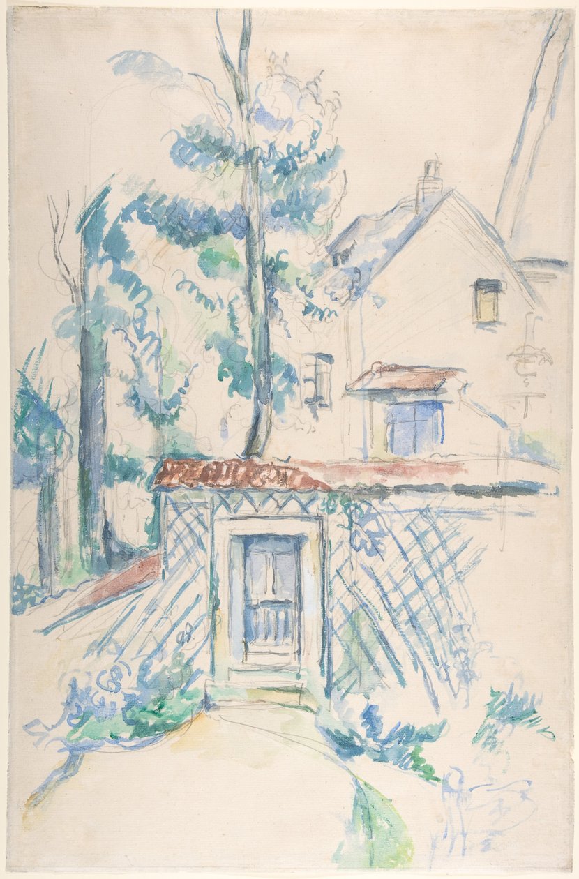 Entrada a un jardín de Paul Cézanne