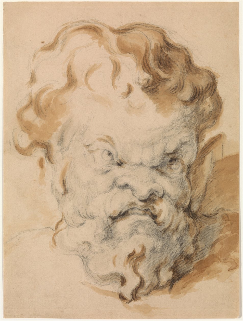 Cabeza de Sileno de Paul Cézanne