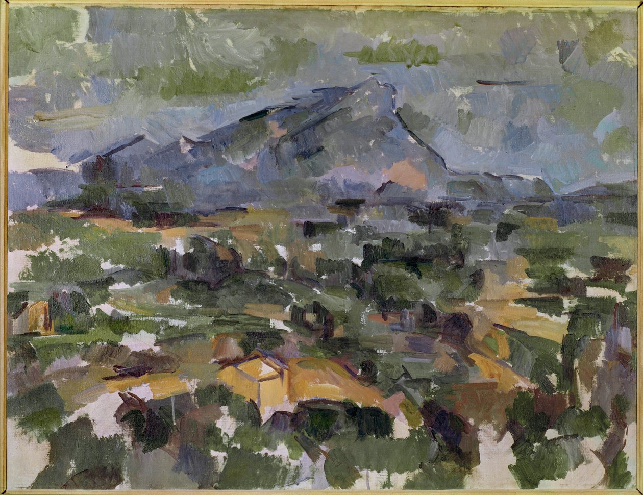 La montaña Sainte-Victoire de Paul Cézanne