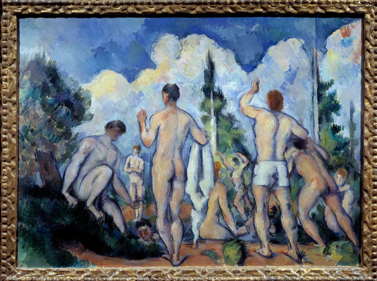 Los bañistas de Paul Cézanne